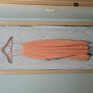Free People Beach Tangerine Dress/Cover-up XL
